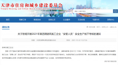 天津住建委：因疫情原因，建筑施工企業(yè)
